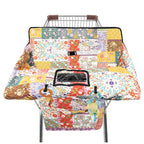 Shopping Cart Cover for Baby,2-in-1 High Chair Cover with Portable Cloth Bag,Cart Seat Pad for Babies Grocery Cushion Cover Restaurant,Suitable for All Supermarkets