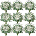 Serwalin 300 Pcs Mixed Artificial Eucalyptus Stems，Babys Breath Artificial Flowers Bulk with Artificial Fake Greenery Stems for Wedding DIY Bouquets Floral Arrangement Home Decor