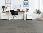 Mohawk Basics 24" x 24" Berber (Loop pile), 0.07" Pile Height, Carpet Tile, PET Fiber, Dime Color, (24 Tiles), (96 sqft/carton)
