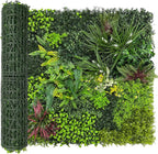 Artificial Plant Wall Boxwood Roll: 40"x120" UV Resistant Green Leaves Faux for Interior Backdrop,Garden and Indoor Outdoor Wall&Fence Covering Privacy, Party Wall Fence Decor