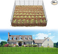 FXW Decorative Garden Fence for Yard - 32in(H) x 47.1ft(L) 24 Panels - Metal Fencing Panels - Animal Barrier Border for Dogs & Rabbits, Flower & Plant Edging