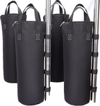 Zipper Top Sand Bags for Canopy Legs (120LBS Load Capacity, Without Sand) Sand Bags for Weight - Sandbags for Gazebo Legs, Pop Up Canopy Tent Weights - Canopy Weight Bags, Set of 4