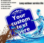 Customized Halloween Decorative Signs,Aluminum Weatherproof Metal Sign Multiple Sizes, Customize for Office, Business, Workplace, office, Home, Delivery Signs