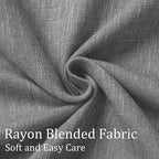 Vision Home Charcoal Grey Pinch Pleated Full Blackout Curtains Room Darkening Window Curtains 84 inch for Living Room Bedroom Thermal Insulated Pinch Pleat Drapes with Hooks Back Tab 2 Panel 40"Wx84"L