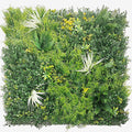 Artificial Grass Wall Boxwood Panels: 40" x 40" (11.5 sqft) Greenery Ivy Privacy Fence Faux Backdrop with UV Protection Vine Leaf Hedge for Garden Covering Privacy, Home Decor