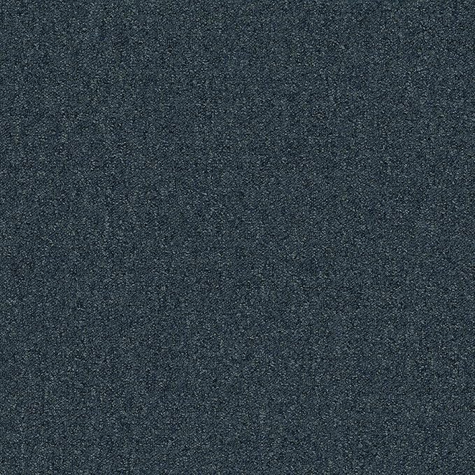 Mohawk Advance 24" x 24" Berber (Loop pile), 0.11" Pile Height, Carpet Tile, Nylon Fiber, Deep Space Color, (1 Tile)