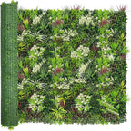 Artificial Plant Wall Panels: 70"×120" UV-Anti Faux Grass Wall Backdrop Boxwood Ivy Fence Privacy Screen Fake Greenery Leaf Hedge for Outdoor,Indoor,Garden,Backyard and Home Decor