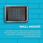 Gumdrop POS Anti-Theft Security Retail Kiosk Stand for iPad with Flip Versatility for Desk or Wall Mount - Office Business & Commercial