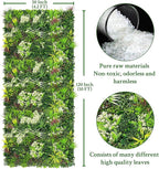 Artificial Plant Wall Panels: 50"×120" UV-Anti Faux Grass Wall Backdrop Boxwood Ivy Fence Privacy Screen Fake Greenery Leaf Hedge for Outdoor,Indoor,Garden,Backyard and Home Decor