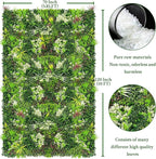 Artificial Plant Wall Panels: 70"×120" UV-Anti Faux Grass Wall Backdrop Boxwood Ivy Fence Privacy Screen Fake Greenery Leaf Hedge for Outdoor,Indoor,Garden,Backyard and Home Decor