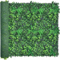 Artificial Greenery Wall Panels: 70'' x 120'' UV-Anti Faux Greennery Grass Wall Privacy Backdrop Fence Screen for Garden Fence Covering Privacy, Outdoor Indoor Home Decor