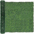 Artificial Ivy Privacy Fence Screen: 72"x 144" (72 SQFT) 4-Layer Leaf UV-Anti Faux Greenery Boxwood Backdrop Ivy Vine Leaf Panels for Outdoor, Indoor, Garden, Backyard and Decor