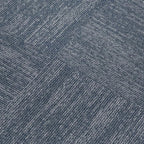 Mohawk Elite 24" x 24" Berber (Loop pile), 0.08" Pile Height, Carpet Tile, Nylon Fiber, Navy Color, (1 Tile)