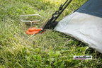 IntelliLeash EZ-Tent-Stayk (4 Pack): Secure Stakes for Tents, Canopies, & More - No Hammer Needed!