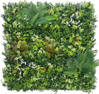 Artificial Grass Boxwood Hedges Wall Panels: 40" x 40" (11.5 sqft) UV-Anti Faux Greenery Fake Ivy Leaves Privacy Fence Screen Backdrop for Garden Covering Privacy, Outdoor Indoor Decor