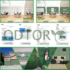 Artificial Grass Wall Panels,20X20 in 6P UV-Anti Greenery Boxwood Panels for Indoor Outdoor Green Wall Decor & Ivy Fence Covering Privacy