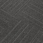 Mohawk Basics 24" x 24" Berber (Loop pile), 0.07" Pile Height, Carpet Tile, PET Fiber, Smoke Color, (24 Tiles), (96 sqft/carton)