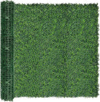 Artificial Ivy Privacy Fence Screen:48"x 120" (40 SQFT) 4-Layer Leaf UV-Anti Faux Greenery Boxwood Backdrop Ivy Vine Leaf Fence Panels for Outdoor, Indoor, Garden,Backyard and Decor
