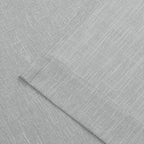 Vision Home Gray Pinch Pleated Semi Sheer Curtains Textured Light Filtering Window Curtains 63 inches for Living Room Bedroom Silver Grey Pinch Pleat Drapes with Hooks Back Tabs 2 Panels 40" Wx63 L