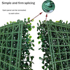 Artificial Ivy Privacy Fence Wall Screen,40X120 in(33.5 sqft) UV-Anti Faux Boxwood Roll Panels Greenery Backdrop Ivy Vine Leaf Hedges Fence Panels for Indoor Outdoor Green Wall Decor