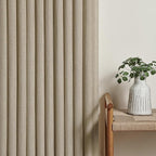 Dark Flax Linen Curtains 120 Inches Long for Living Room Bedroom Pinch Pleated Back Tab Privacy Curtains 120 Inch Length 2 Panels Light Filtering Greige Tan Brown Farmhouse Drapes 10 FT
