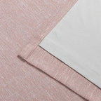 Vision Home Pink Pinch Pleated Total Blackout Curtains Room Darkening Window Panels 95 inch for Girls Bedroom Living Room Thermal Insulated Pinch Pleat Pink Drapes with Hooks Back Tab 40" Wx95 Lx2