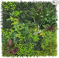 Artificial Grass Wall Boxwood Plant Panel: 20"x20"(6P) UV Resistant Green Leaves Faux for Interior Wall Backdrop,Garden and Indoor Outdoor Wall&Fence Covering Privacy，Party Wall Fence Decor