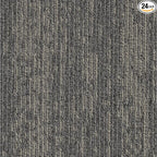 Mohawk Elite 24" x 24" Berber (Loop pile), 0.08" Pile Height, Carpet Tile, Nylon Fiber, Dappled Steel Color, (24 Tiles), (96 sqft/carton)