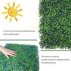 Artificial Ivy Privacy Fence Wall Screen: 5FT X10FT (50 sqft) UV-Anti Faux Boxwood Roll Panels Greenery Backdrop Ivy Vine Leaf Hedges Fence Panels for Indoor Outdoor Green Decor