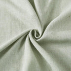 Vision Home Soft Green Pinch Pleated Semi Sheer Curtains Textured Linen Blended Light Filtering Window Curtains 120 inch for Living Room Bedroom Patio Pinch Pleat Drapes with Hooks 10FT 60" Wx120 Lx1