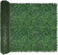 Artificial Ivy Privacy Fence Wall Screen,40X120 in(33.5 sqft) UV-Anti Faux Boxwood Roll Panels Greenery Backdrop Ivy Vine Leaf Hedges Fence Panels for Indoor Outdoor Green Wall Decor