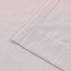 Vision Home Soft Pink Pinch Pleated Semi Sheer Curtains Textured Linen Blended Light Filtering Window Curtains 90 inch for Living Room Bedroom Pinch Pleat Drapes with Hooks 2 Panels 40" Wx90 L