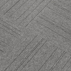 Mohawk Basics 24" x 24" Berber (Loop pile), 0.07" Pile Height, Carpet Tile, PET Fiber, Iron Color, (24 Tiles), (96 sqft/carton)
