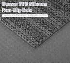 jxgzyy Commercial Carpet Tiles, 20×20 Inch, 0.31'' Padded Carpet Squares for Under Chair, Non-Adhesive Carpet Flooring with Textured Silicone Back, Easy DIY, Renter-Friendly, 4 Pcs/10.8 Sqft