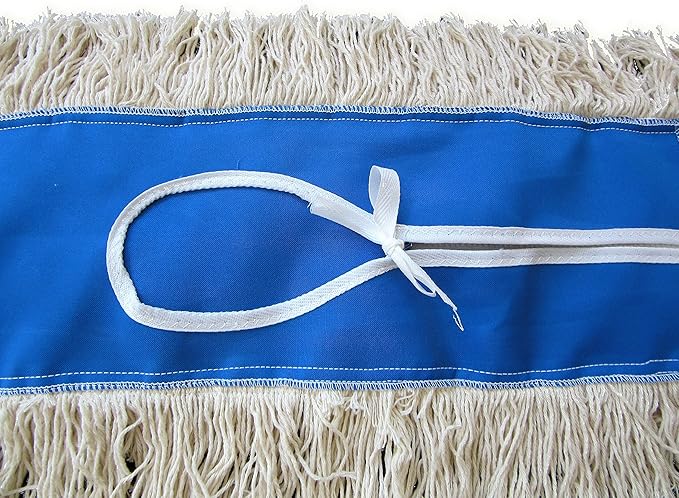 24" Industrial Strength Washable Cotton Dust Mop Refill, Replacement Head for Home & Commercial Use, Fits 24 Inch Frame, Cleans Hardwood, Laminate, Concrete, or Other Floor Systems (24")