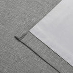 Vision Home Charcoal Grey Pinch Pleated Full Blackout Curtains Room Darkening Window Curtains for Living Room Bedroom Thermal Insulated Pinch Pleated Drapes with Hooks Back Tab 2 Panel 40" Wx102 L