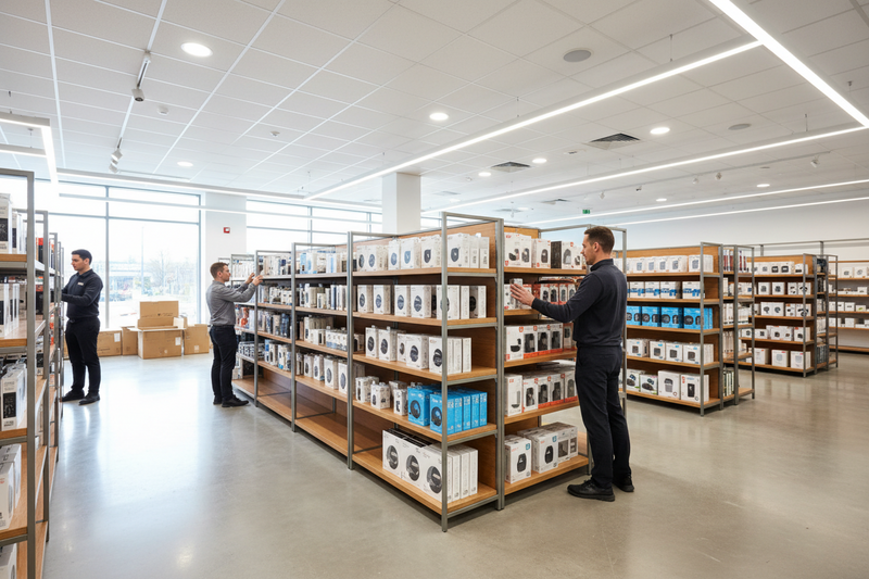 Set Up Display Racks